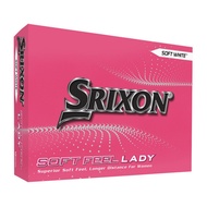 Srixon Lady Soft Feel Golf Ball ( 24 balls for RM 158 ) - White / Pink Srixon Soft Feel