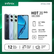 Infinix Hot 20 5G Ram 4GB + Extended 3GB [7GB] Internal 128GB 6.6 FHD+