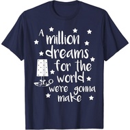 A Million Dreams Song Shirt Kids T-Shirt Fashion Tops for Boys and Girls Distro Ages 1 2 3 4 5 6 7 8