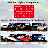 Banapassport Amusement IC Blank Card and Wangan Midnight Maximum Tune 5DX Sticker Design