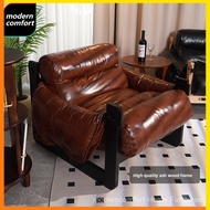 Nordic Single Sofa Chair Vintage Style White Ash Solid Wood Retro Designer Leisure Chair Home Jersey