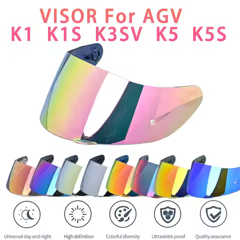 For AGV K5 K5S K5-S K3SV K1 K1S Compact ST Motorcycle Helmet Visor Lens Shield Glasses Full face Pin