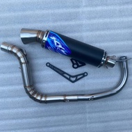 ( Grade B inlet 38 50 free breket tiang ) Knalpot samlong vario beat aerox all matic