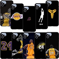 for iPhone 14 Plus 14 Pro Max 11 Soft Phone Case TPU Silicone Cover FM104 Kobe Bryant Basketball Art
