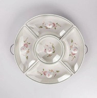 Langkawi hot item queens 12 pcs premium porcelain home party set Bunga corelle Countery Rose