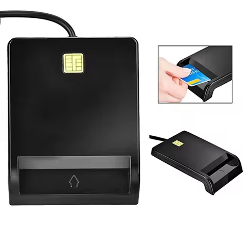 USB Sim Smart Card Reader Bank Card IC / ID Emv TF Mmc Card Readers Usb-Ccid Iso 7816 Smart Card Rea