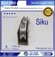 Roda Pagar 8 cm Super Ganda Besi Roda Double