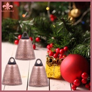 BST Set Of 9 Metal Iron Bells For Christmas Tree Deck 5M Rope Inside Use