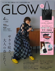 GLOW 4月號/2024─附LAURA ASHLEY手提包 (新品)