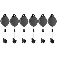 ระบบรอกการจัดการสายเคเบิล VR แบบเงียบ3/6ชิ้นสำหรับ HTC Vive Rift S PS อุปกรณ์เสริมสำหรับ Windows VR