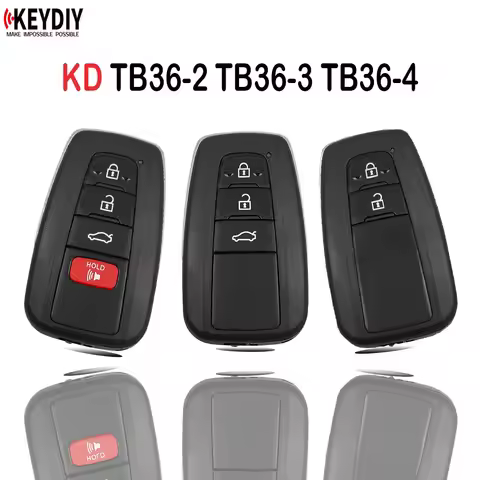 1 Piece KEYDIY KD TB36 8A Smart Universal Remote Key TB36-2 TB36-3 TB36-4 for Toyota Corolla RAV4 FC