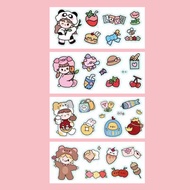 สติกเกอร์ สติ๊กเกอร์แผ่นละ Kawaii stickers เครื่องเขียนดินสอกรณีสติ๊กเกอร์ สีสุ่ม สติ๊กเกอร์น่ารักสติ๊กเกอร์การ์ตูนใสกล่องของขวัญ DIY