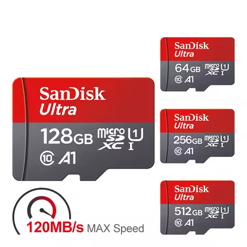 100% SanDisk Micro SD Card 128gb Class 10 32gb 256gb Memory Card 64gb 512gb A1 cartao de memoria for