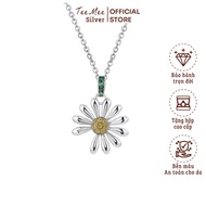Beautiful 925 silver necklace GD daisies, luxury G-Dragon necklace for men and women Teemee - T688