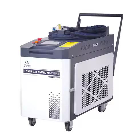 BingYan Portable Laser Cleaning Machine 110V 220V 380V 1Kw 2Kw 3Kw 6Kw Rust Removal With Continuous 