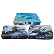 Fighter Model _ Usn F-14 Tomcat & USAF F-15 Eagle F-16 Fighting Falcon