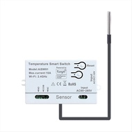 Tuya WiFi Temperature Switch Sensor 2.4G WiFi Temperature Switch Sensor Smart Switch with 2M Tempera