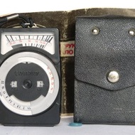 列寧格勒 8 測光錶蘇聯帶蕾絲皮套手動工作曝光錶