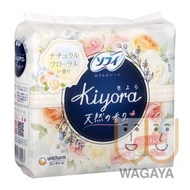 unicharm - Sofy KiYoRa 衛生護墊 清新花香味 72片入 (白) (330997) (平行進口貨品) (新舊包裝隨機發送)