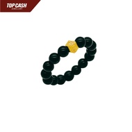 TT4 Top Cash Jewellery 999 Gold Prosper "FU" Charm Ring