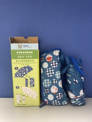 Doraemon X SOU SOU 防UV摺傘連吸水袋