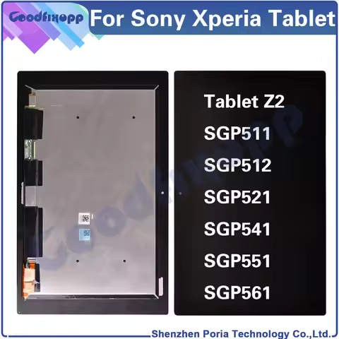 For Sony Xperia Tablet Z2 SGP511 SGP512 SGP521 LCD Display Touch Screen Digitizer Assembly