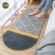 Carpet Furry Rug Oval Premium Motif D - Soft Fur Carpet 50 x 120