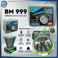 BMT BM999 LED Headlamp 500W Super Bright Rechargeable Lithium Headlight 4500mAh Waterproof Flashligh