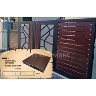 ALUMINIUM BOARD/PANEL (PAPAN) 4'' FOR AUTO GATE/FOLDING GATE K047 PINTU RUMAH (GATE)