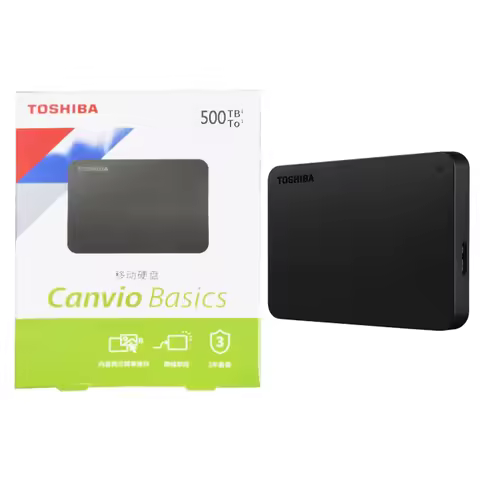 LS Toshiba A3 Upgrade Black Canvio Base 500GB 1TB 2TB 4TB Disco Rigido External mechanical hard driv