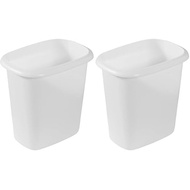 Rubbermaid Vanity Trash Can/Wastebasket 1.5-Gallons/6-Quarts White for Under Counter/Kitchen/Office/