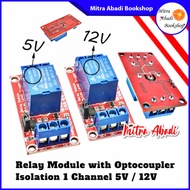 Relay Module with Optocoupler Isolation 1 Channel DC 5V DC 12V/