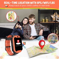 SMARTWATCH FOCUSES ON KID'S SECURITY!! 4G Kids Smartwatch Video Call Voice Chat SOS Call Child GPS Location LBS/GPS/WIFI