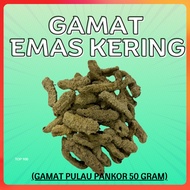 GAMAT EMAS KERING / MENTAH PULAU PANKOR