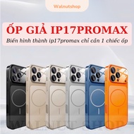 Fake iPhone 17 Pro Max case with full iPhone code - anti-scratch Nano Titanium coating - supports ma