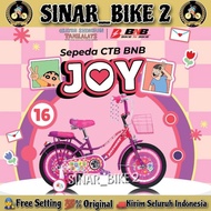[✅New] Sepeda Mini Anak Perempuan Bnb Joy Ukuran 16 Inch Keranjang