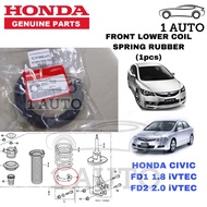 (ORIGINAL HONDA PARTS) FRONT LOWER COIL SPRING RUBBER SEAT HONDA CIVIC FD FD1 1.8 FD2 2.0