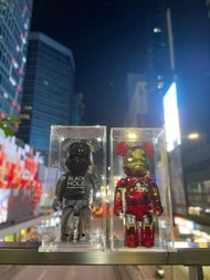 Bearbrick /Hottoys 400%/1000% 一體式亞加力膠箱/展示盒/防塵盒 Model : Diamond