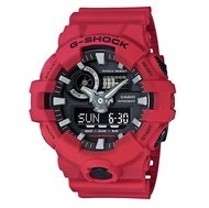 Casio G-Shock Red Black Analog Digital Illuminator Sports Men's Watch GA-700-4A