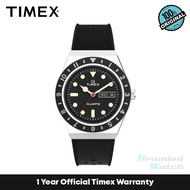 [Official Warranty] Timex TW2V32000 Men's Q Timex 38mm Synthetic Rubber Strap Watch