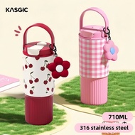 KASGIC 710ML Tumbler 316 Stainless Steel Thermos Insulated Vacuum Botol Air Hot &Cold Coffee Cup Wat