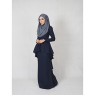 Baju Kurung Leofar Navy Blue