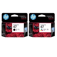 HP INK 47 BLACK / COLOR CATRIDGE ( GENUINE )
