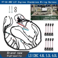 4L60E DBC with 8pcs EV1 to EV6 Adapter Engine Wiring Harness Standalone For 1997-2006 GM LS1 4L60E D