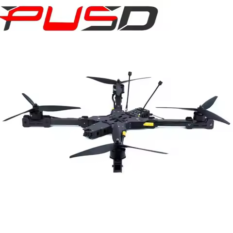 PUSD X13 13-Inch Cinewhoop FPV Drone with Thermal Imaging Kit, 7KG Payload Long Range 5.8G 3W for Ae