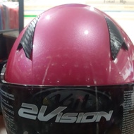 Ventilasi Helm kyt 2vision stiker carbon