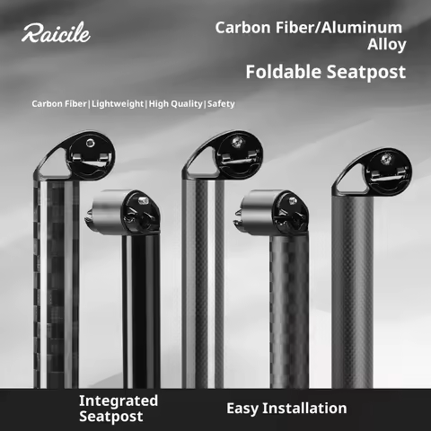Folding bicycle ultralight carbon seatpost for Brompton 3K 12K 31.8x550/580mm Seat post for Dahon Bi