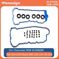 Engine Valve Cover Gasket Set Fit 3.0 3.6 L For Chevrolet Camaro Cadillac GMC Buick Enclave LFX LLT 