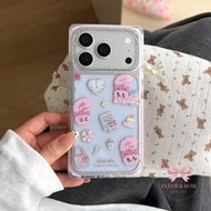 Casing For iPhone 17 Pro Max 16 15 TPU Phone Case Cover 手机壳 Aesthetic Korean Cute