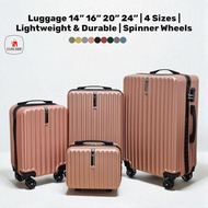 Luggage 14” 16” 20” 24” | 4 Sizes | Lightweight & Durable | Spinner Wheels Lightweight Luggage